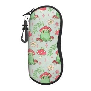 안라곤 안경 케이스 선글라스 파우치 네오프렌 소프트 백 남성용 지퍼 포함 내구성 휴대용