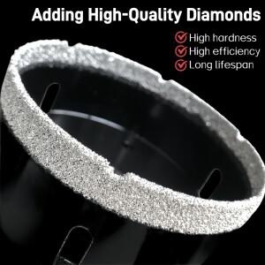 100mm/110mm 다이아몬드 홀쏘 드릴 코어 비트 건식 세라믹 포세린 타일 대리석 화강암 M14 나사