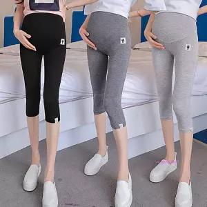 임산부레깅스 필라테스복 임부 출산후 요가 여름 운동 쫄바지 요가복 5부 임부복 조리원bcd522