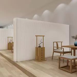 접이식 파티션 거실용 이동식 칸막이 화이트 가벽