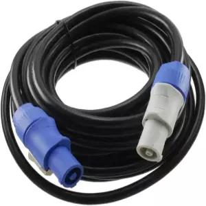 케이블온라인 25피트. 16AWG 스테이지 조명기구 파워콘 호환 파워스루 점퍼 케이블 PCKA625