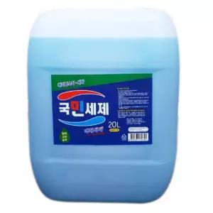 [국민세제] 국민액체세제 20kg 고농축 진한겔세제 대용량 말통