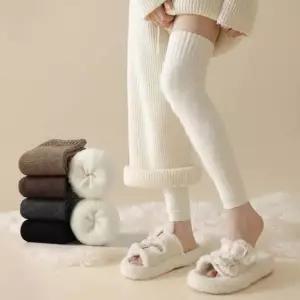 롱 레그워머 겨울 보온 방한 울 니트 무릎 발목 다리 워머 발토시 니삭스