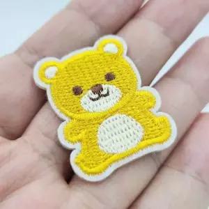 옷리폼 가방꾸미기 곰돌이 자수 와펜 옷패치