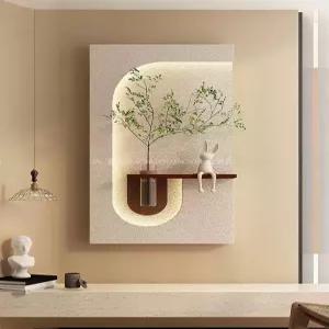 led 조명 액자 커피 벽걸이 선물 화분 오픈 꽃병 식물 현관 캔버스 거실 그림