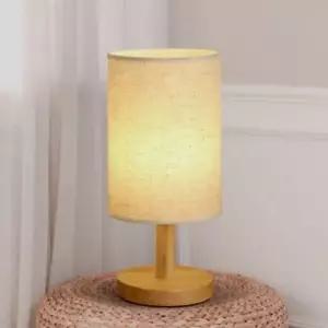 코지우드무선터치테이블원형스탠드LED수면램프 CPE588N8