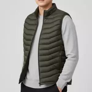 [파라고나] 웰론 경량 잔패딩 조끼 4컬러 D24V402