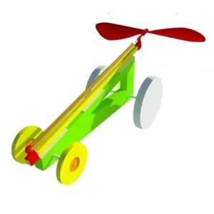 집콕과학 EVA 고무 동력자동차 만들기 1개