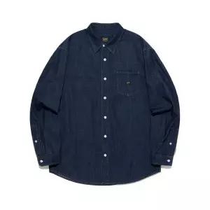 [LEE] 베이직 데님 셔츠 인디고 다크 LE2503SH03ID 897434