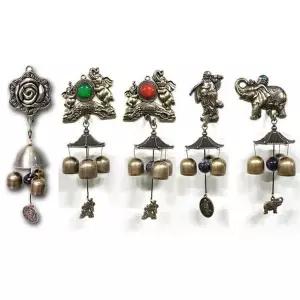 현관종 APU980I0 코끼리 달마 문종 인테리어 장식 소품 도어벨