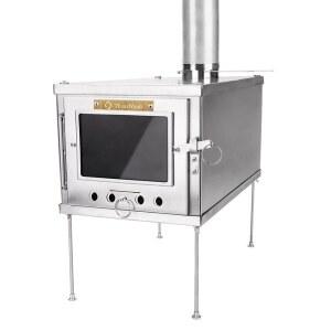 티타늄 화목난로 백패킹 캠핑용 화로 분리형 바베큐 티타늄화로대 미니화목난로 장작 스토브