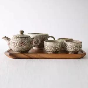 3인 세트 5p 다기 침화