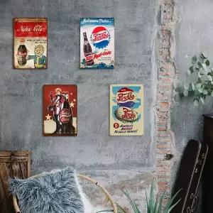 누카 PUN903J3 콜라 빈티지 철제 액자 인테리어 소품