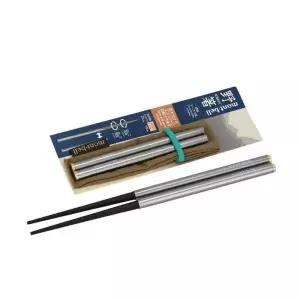 몽벨 초경량 여행용 젓가락 노바시 찹스틱 실버 캠핑 등산 BNA