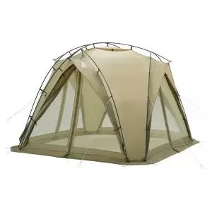 몽벨 캠핑 피크닉 자립식 타프 겸 텐트 문라이트 스크린 2 베이지 BNA