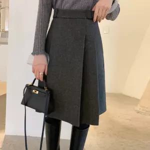 [미아마스빈]오클리 플리츠 스커트