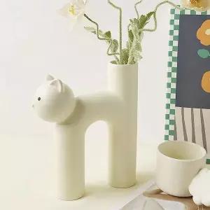 도자기 화병 세라믹 꽃병 인테리어용 빈 화브릭 인테리어화병