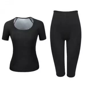 여성 상의 장 빅사이즈 트레이닝 운동복 세트