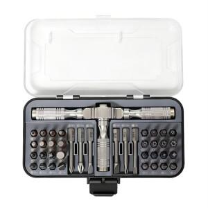 38 in 1 다기능 라쳇 드라이버 세트 자석 비트 가정용 렌치 키트 S2 강철 고경도 도구