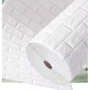 접착벽지 방수 가정용으로 입체 방습 방음재 단색 스티커 그릴 혁신 장식용 충격흡수 만화