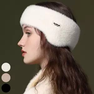 (무료배송) 앙고라 이어머프 헤어밴드 밴드형 귀마개 니트귀마개