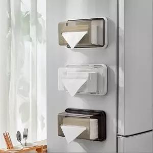 (무료배송) 냉장고 자석 티슈 케이스 공간활용 화장지 각티슈커버