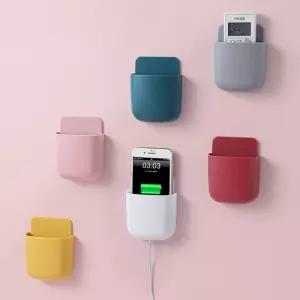 (무료배송) 리모컨 거치대 벽 부착형 정리함 다용도 수납함