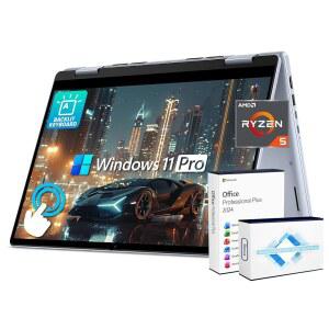 -2026 학생 비즈니스용 Dell 백라이트 Win KB 평생 1TB 노트북 SSD FHD FP 14 AMD DDR5 500GB 5 1.5TB 2-in-1 사무실 11 스토리지 Pro Ext Inspiron Ryzen 32GB 터치스크린 컴퓨터 RAM Al