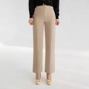 [시크라인] (~XXL까지) 키즌 페미닌 하이웨스트 일자 슬랙스 봄 가을 팬츠 하객룩 오피스룩 모임룩 격식룩 빅사이즈