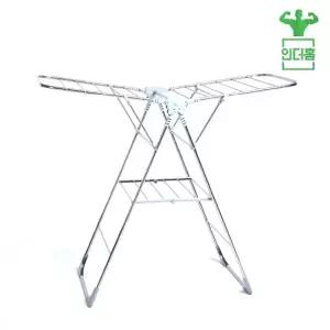 [인더홈] 국내생산 튼튼한 스테인레스 빨래건조대 L