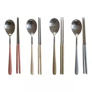 [롯데백화점]코렐 화인센스 보드레 수저 4인조 세트