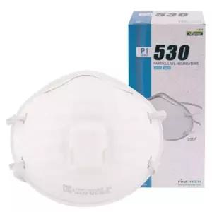 530 방진마스크 20매입 산업용 파인텍 여과식 2급