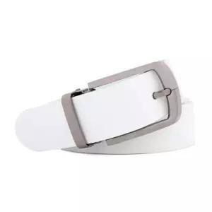 가죽 허리띠 화이트 20대 남자 A5 통가죽 벨트 30대 긴벨트