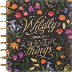 해피 플래너 디스크 바운드 1월 u2013년 12월 2026일 추가 3개월 및 스티커 시트 2장 포함 클래식 사이즈