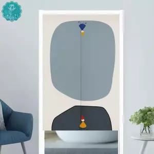 북유럽 아트 가림막 현관 커튼 도어 주방