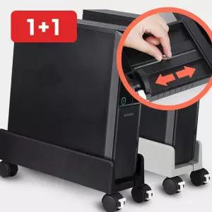 컴퓨터 본체 모니터 사무 책상 PC 노트북 받침 거치대 바닥