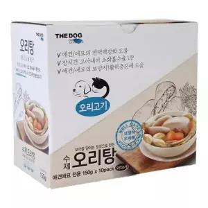 노령견 기력보충용 오리탕 수제간식 10개 A110277
