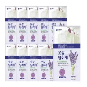 크린스타 옷장탈취제 파우치10개 라벤다 로즈마리 미모사 숲속 아쿠아 후리지아