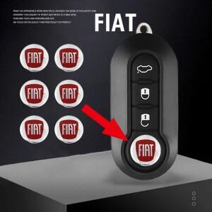 피아트 자동차 스마트 키 스티커 금속 로고 액세서리 500  두카토  판다  그란데 푼토  티포  아바스 펄스