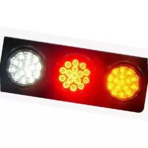 후미등 3구 12V 자동차 테일램프 미등 안전 조명