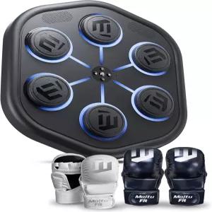 RMOKA 스마트 음악 복싱 머신 M5 맞춤형 러닝 라이트가 장착된 펀칭 앱 제어 및 스테레오 사운드 월 마운트