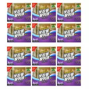 옷장용 탈취제 라벤더향 4개입 X 12개/방향제 냄새제거