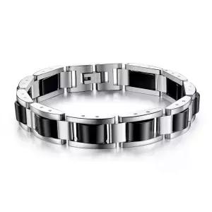 게르마늄팔찌 건강 커플 남성 손목팔찌 차단 게르마늄 실버 순도 티타늄 S92