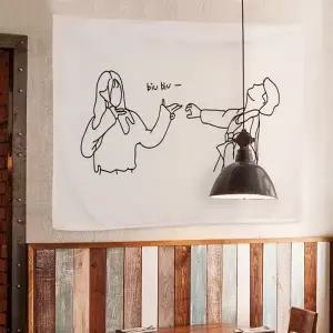 대형 패브릭 포스터 사랑의총알 M 인테리어소품 벽장