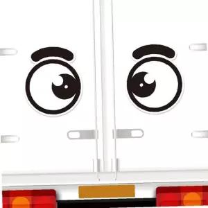 자동차 졸음운전 방지 스티커 대형 차량용 왕눈이 안전 운전