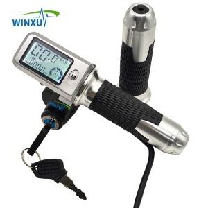 LCD 속도 마일리지 배터리 전압 디스플레이  전기 스쿠터 산악 자전거용 3 단 스로틀 가속기  24V  36V  48