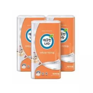깨끗한나라 아껴쓰는 키친타올 140매 x 8롤 3팩 대용량/J