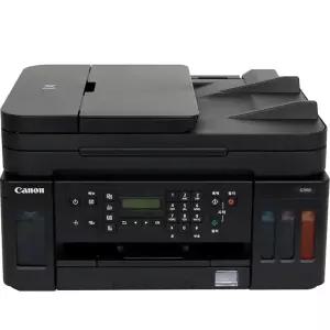 캐논 무한 잉크젯 컬러 복합기 프린터 7090 인쇄+스캔+복사+팩스+무선 와이파이 학교 학원 기업용