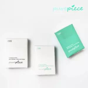 퓨어피스 먼지없는 천연펄프 포켓티슈 10매 60개입 휴대용 프리미엄 미니티슈