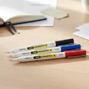 가는 글씨용 0.4mm 얇은 네임펜 1다스 3가지 컬러